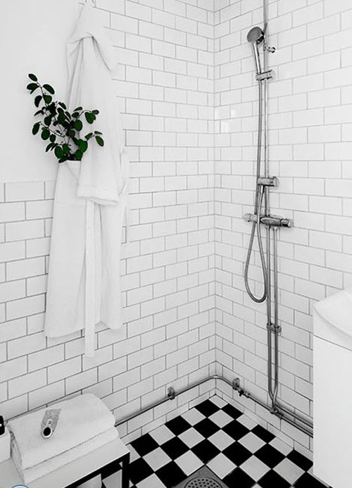 31 black and white checkered bathroom tile ideas and pictures