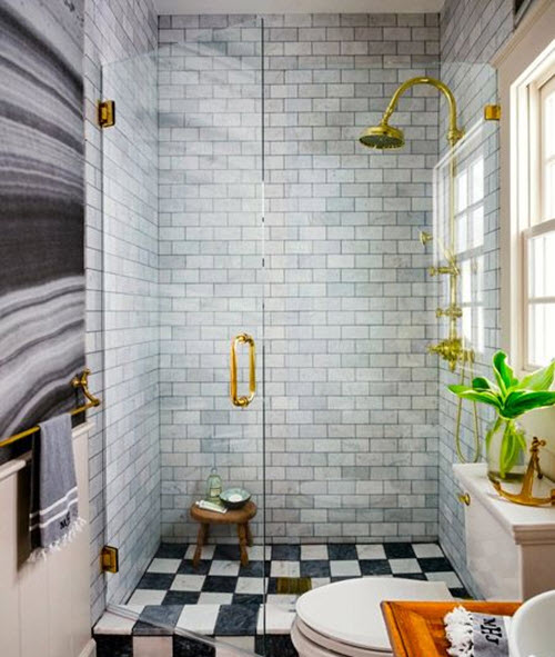 31 black and white checkered bathroom tile ideas and pictures
