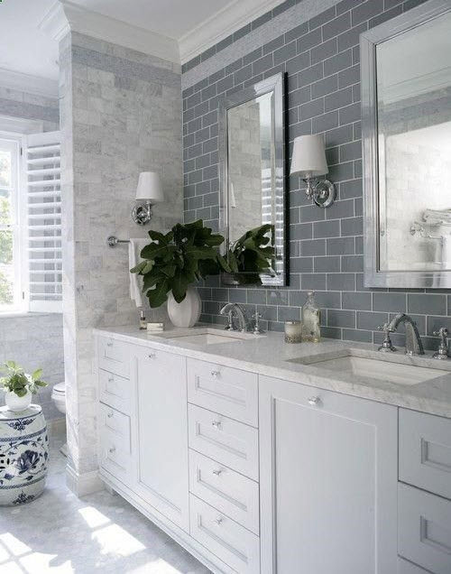 28 grey and white bathroom tile ideas and pictures