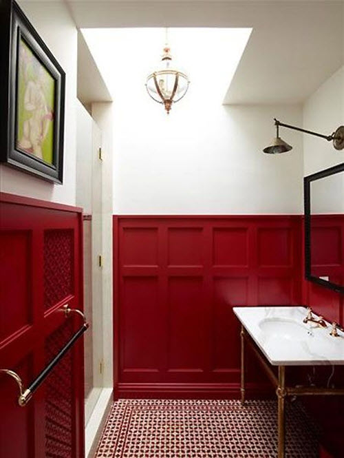 Red Bathroom Tile Ideas And Pictures
