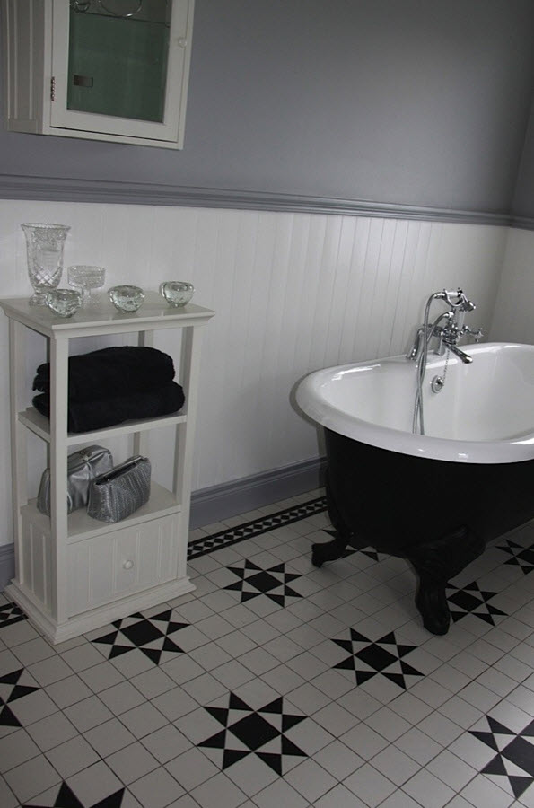 21 victorian black and white bathroom floor tiles ideas ...
