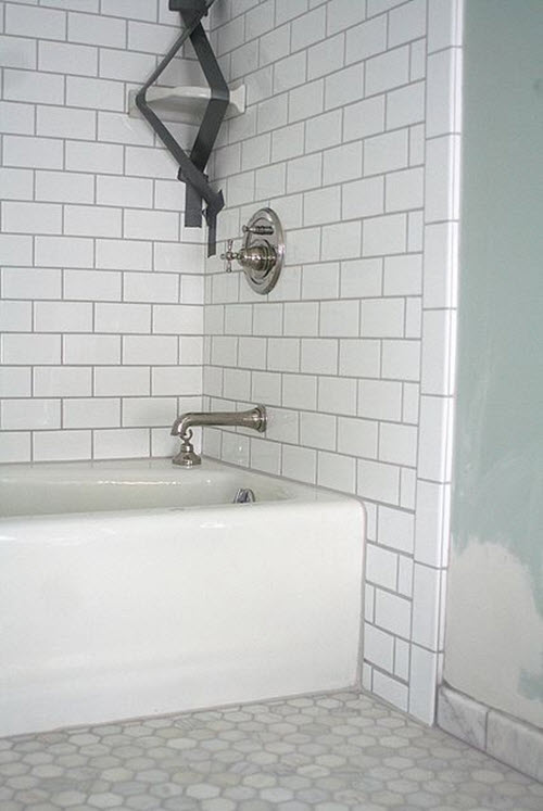 26 white bathroom tile with grey grout ideas and pictures