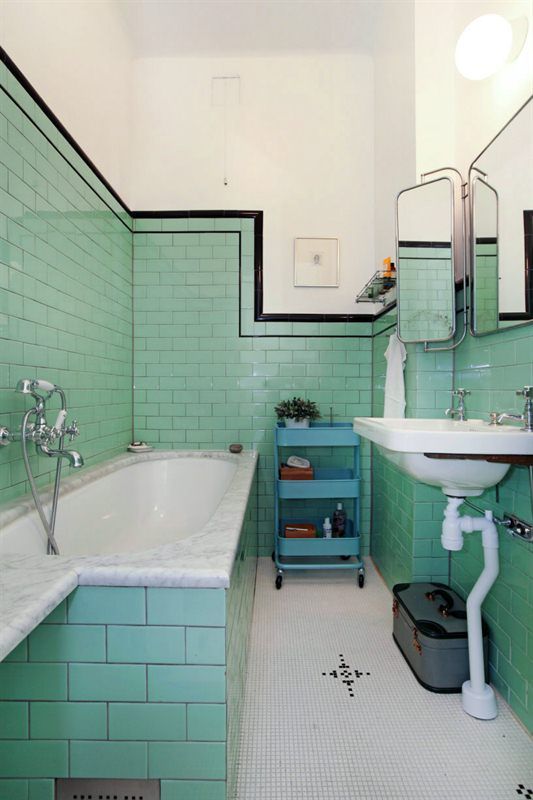36 art deco green bathroom tiles ideas and pictures