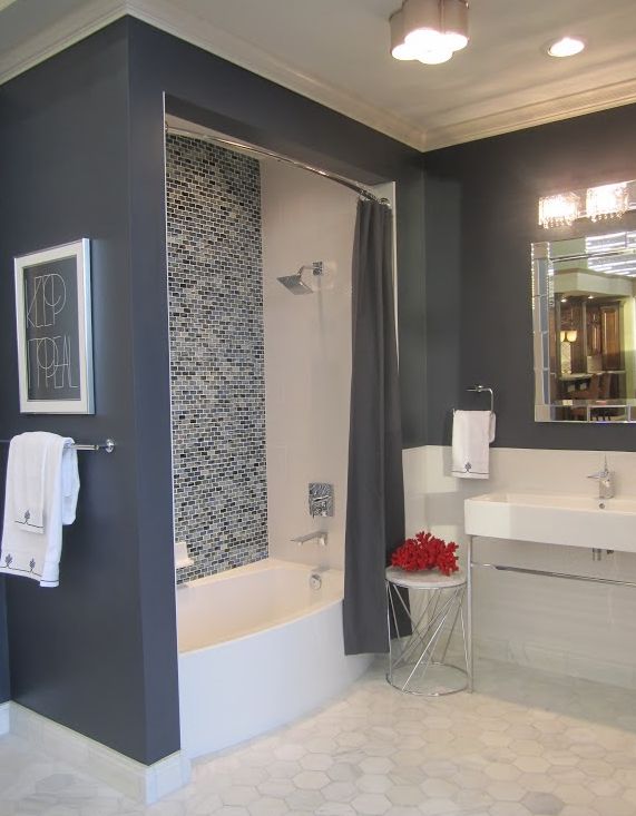35 blue gray bathroom tile ideas and pictures
