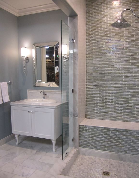 35 blue grey bathroom tiles ideas and pictures