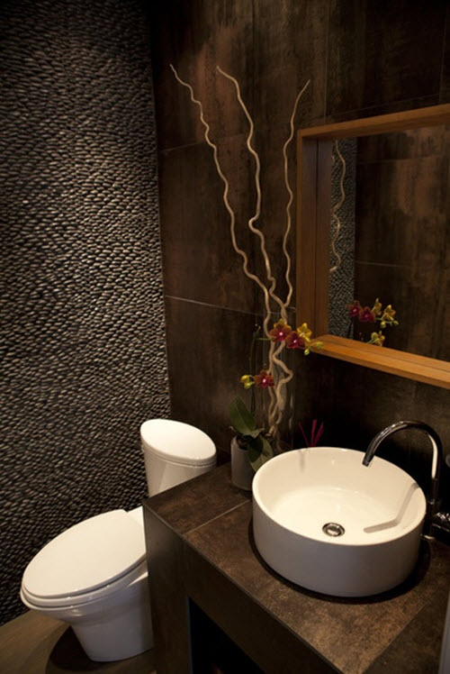 40 brown bathroom wall tiles ideas and pictures
