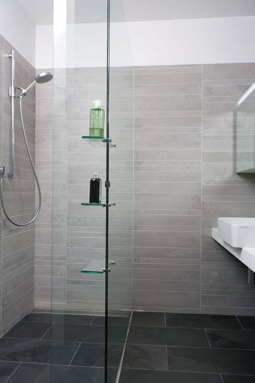 39 dark grey bathroom floor tiles ideas and pictures