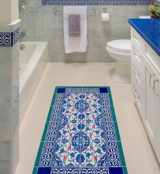 36 royal blue bathroom tiles ideas and pictures