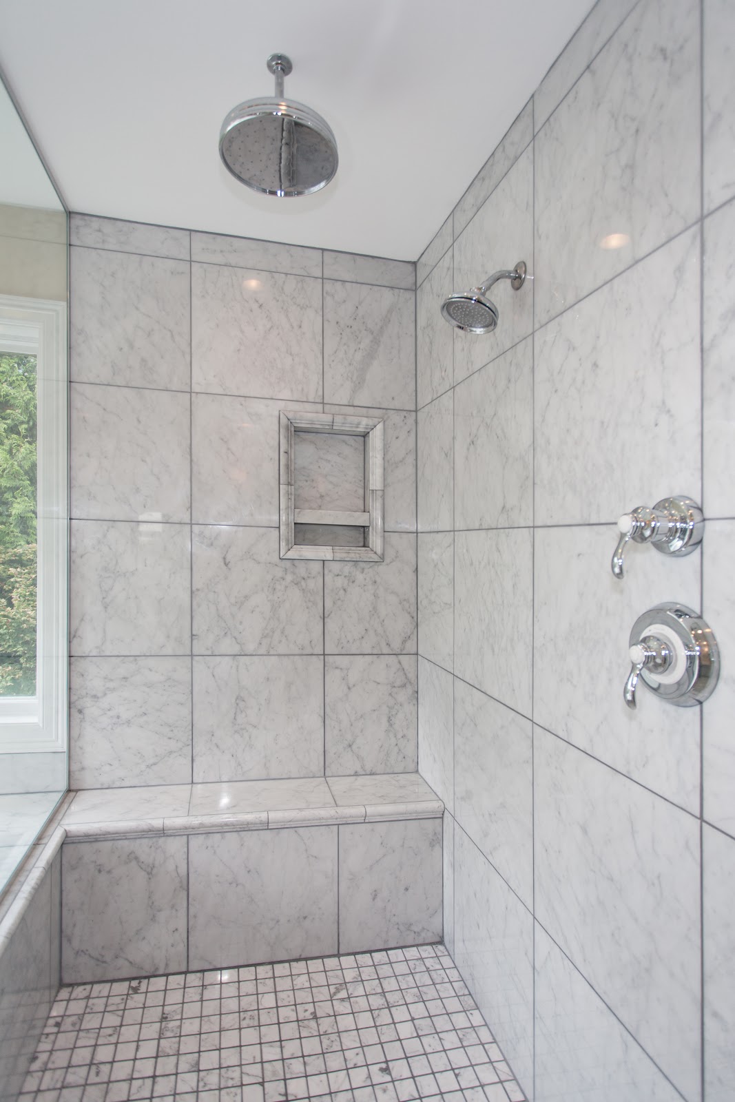 30 great pictures of marble shower tile