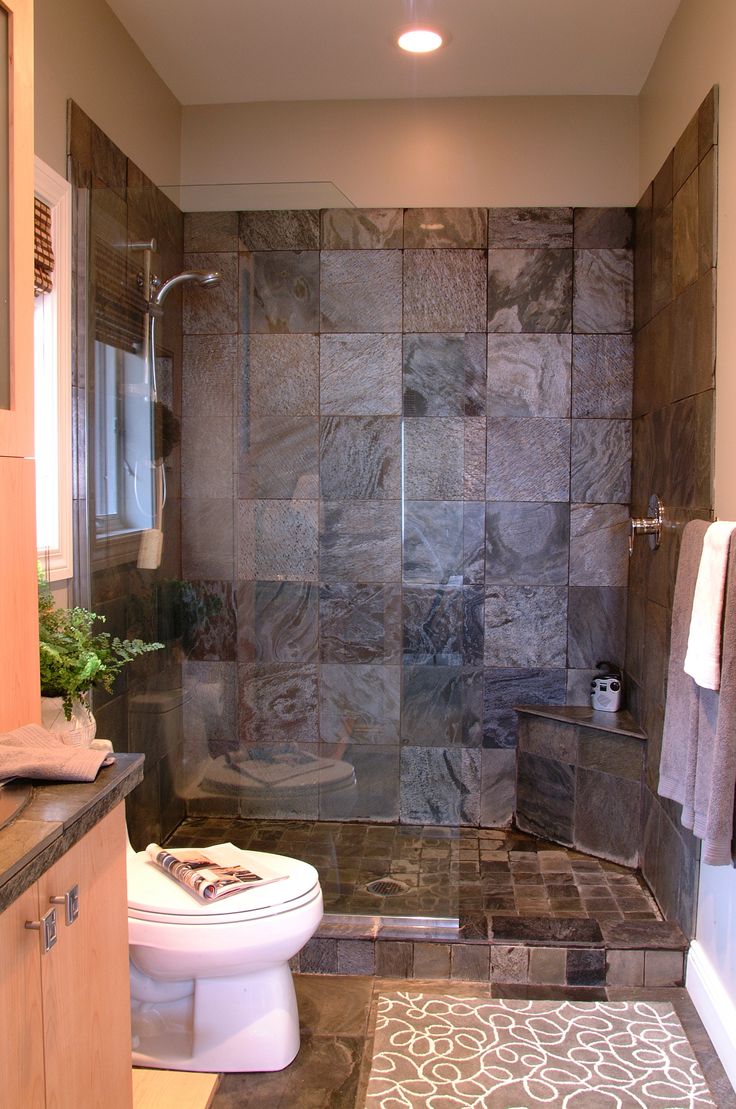 30 Grey Natural Stone Bathroom Tiles Ideas And Pictures