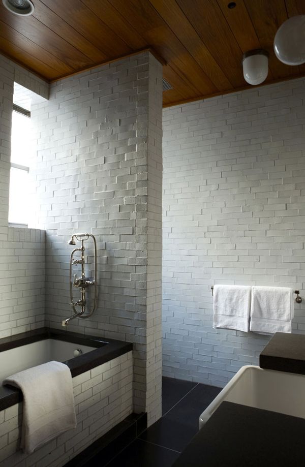 34 great ideas how to use grey textured bathroom tiles