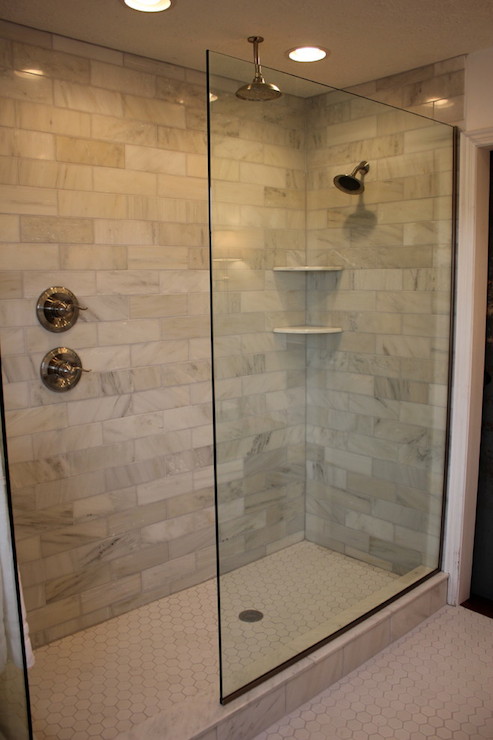 30 ideas for using subway tile in a shower