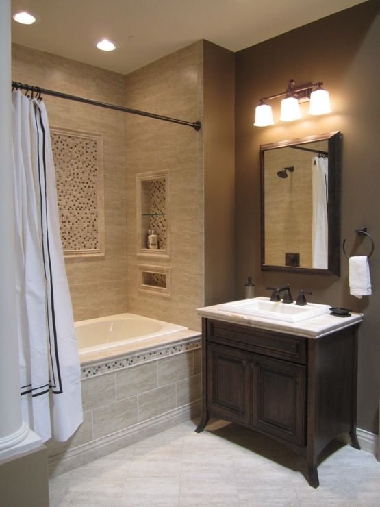30 Ideas on using natural stone bathroom mosaic tiles