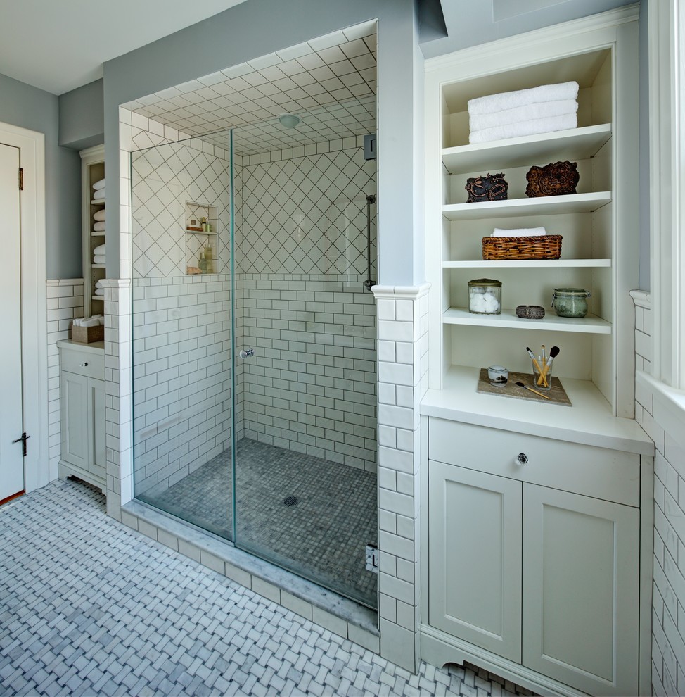 30 great pictures and ideas basketweave bathroom floor tile