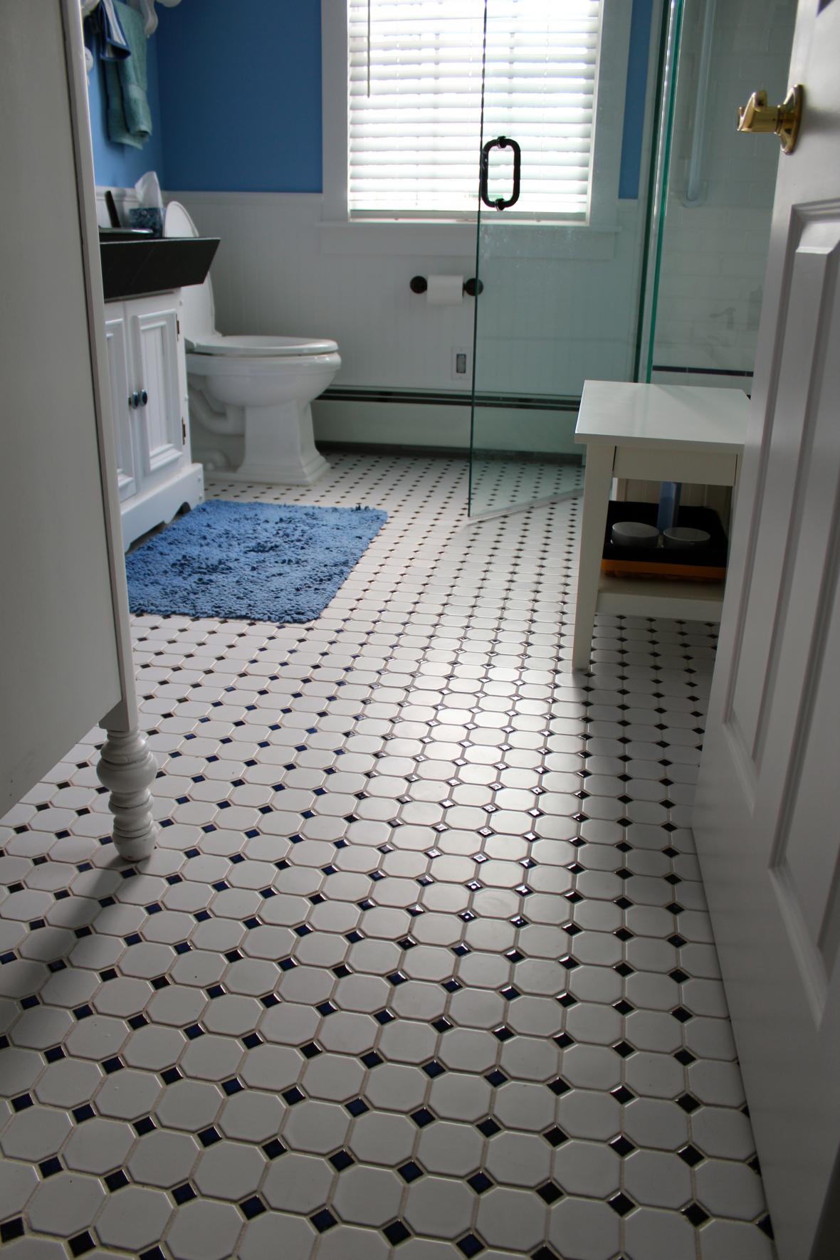 30 amazing pictures and ideas of 1950s bathroom floor tiles