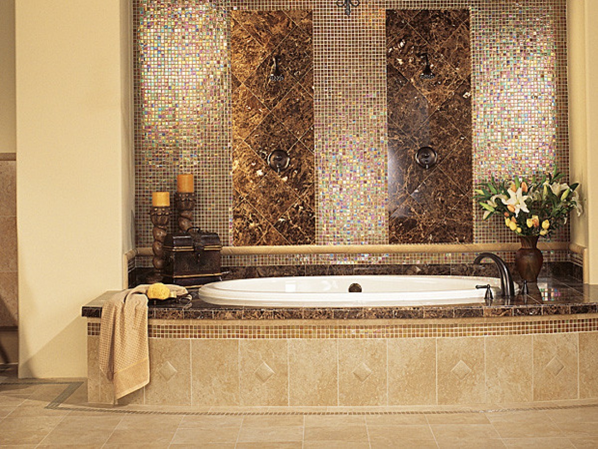 30 beautiful ideas and pictures decorative bathroom tile ...