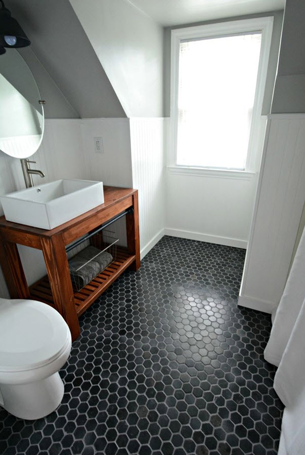 33 black slate bathroom floor tiles ideas and pictures