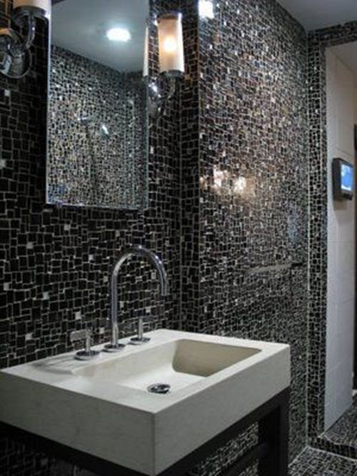 26 black  sparkle bathroom  tiles  ideas and pictures 2022