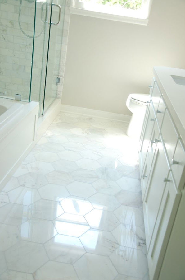 18 large white bathroom floor tiles ideas and pictures 2020