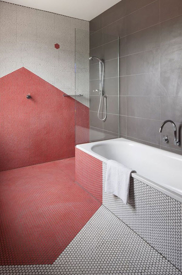 31 red bathroom floor tiles ideas and pictures 2020 