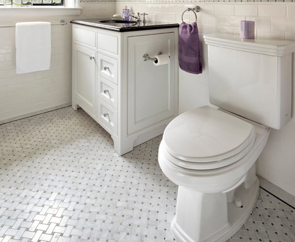 31 retro  black white bathroom  floor  tile  ideas  and pictures