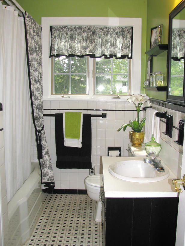 31 retro black white bathroom floor tile ideas and