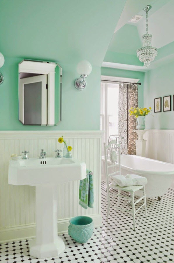 35 vintage black and white bathroom tile ideas and pictures 35 vintage black and white bathroom tile ideas and pictures