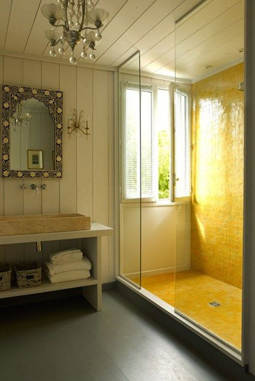 33 vintage yellow bathroom tile ideas and pictures 2020