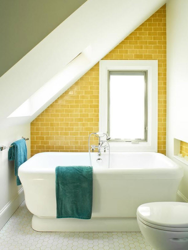 33 vintage yellow bathroom  tile  ideas and pictures