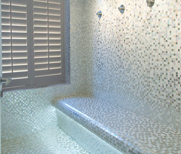 26 White Glitter Bathroom Floor Tiles Ideas And Pictures