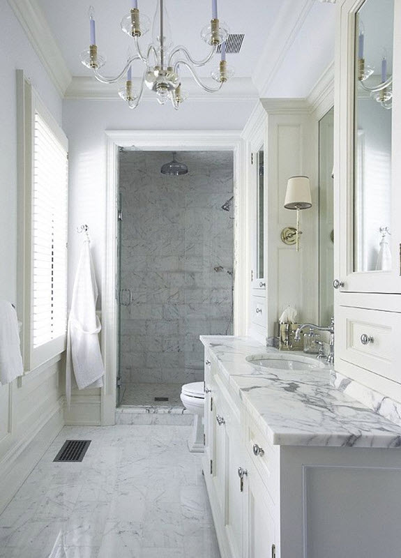 29 white marble bathroom floor tile ideas and pictures 2022