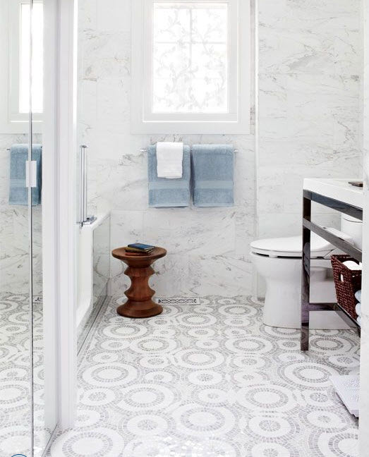 white_mosaic_bathroom_floor_tile_8