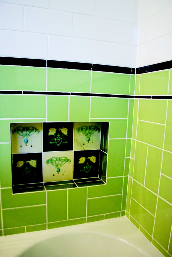 36 art deco green bathroom tiles ideas and pictures 2022