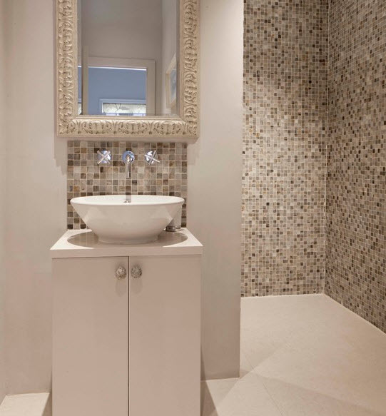 40 beige  mosaic bathroom  tiles  ideas  and pictures  2019