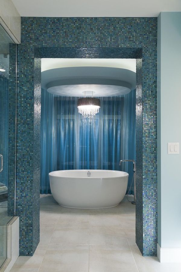 40 blue bathroom wall tile ideas and pictures 2020