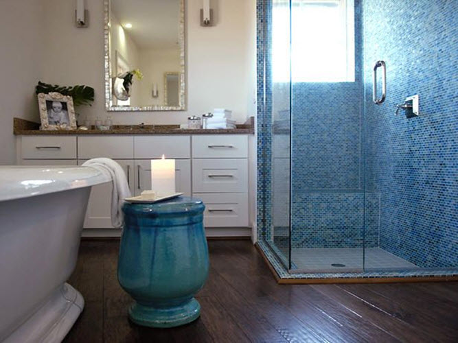 40 blue glass  mosaic bathroom  tiles  tile  ideas and 