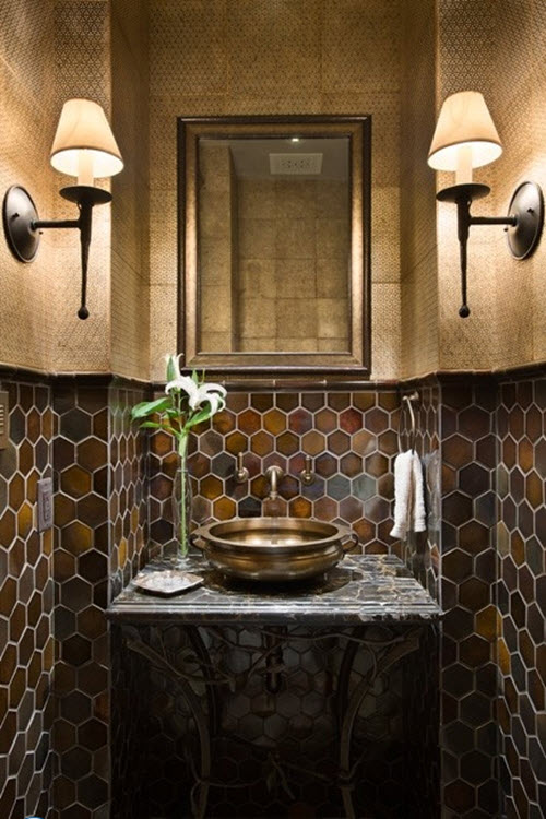 40 brown bathroom wall tiles ideas and pictures 2020