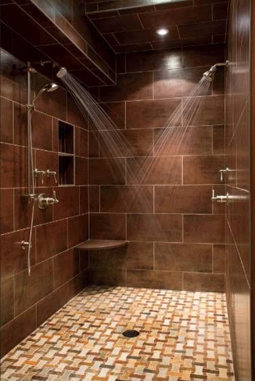 40 brown bathroom wall tiles ideas and pictures 2020