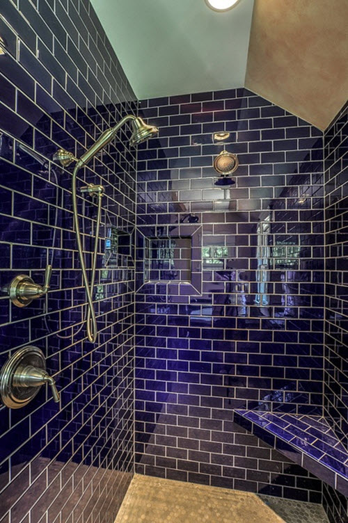 35 cobalt blue bathroom tile ideas and pictures 2020