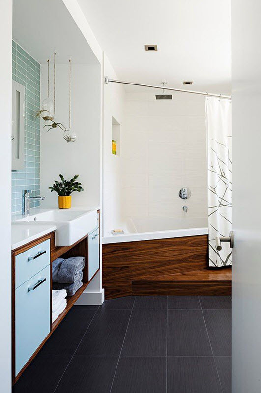 37 dark blue bathroom floor tiles ideas and pictures 2020