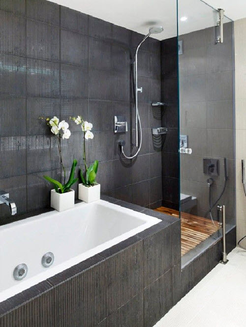 40 gray  shower  tile ideas  and pictures 2022