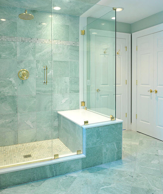 30 green marble bathroom tiles ideas and pictures 2020