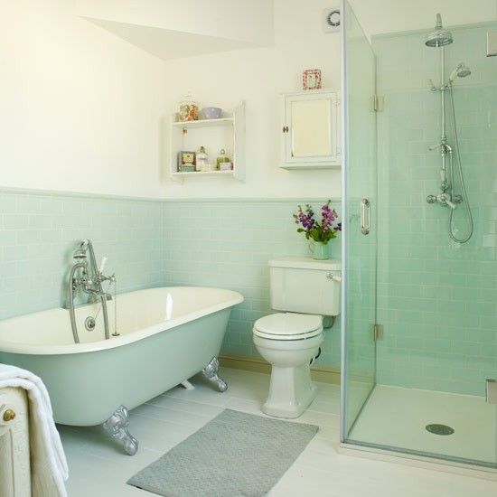 40 mint  green  bathroom  tile ideas  and pictures 2019