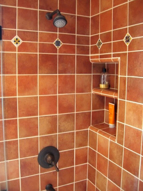 40 orange  bathroom  tiles  ideas  and pictures  2019