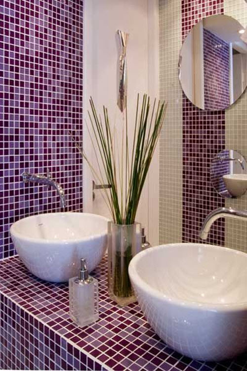 40 purple bathroom tile ideas and pictures 2020