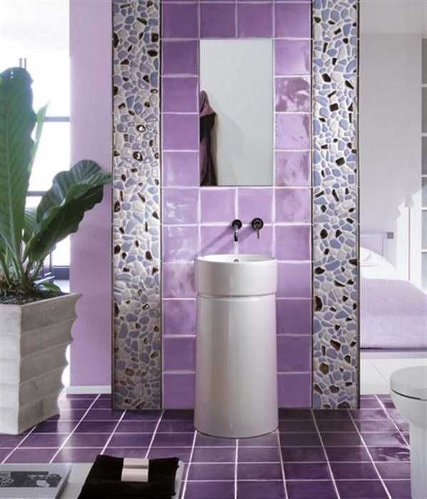 Purple Bathroom Accents