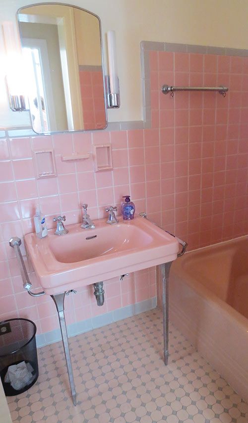 36 Retro Pink Bathroom Tile Ideas And Pictures 2019