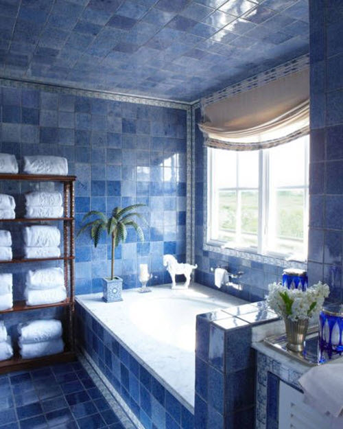 36 royal blue bathroom tiles ideas and pictures 2020