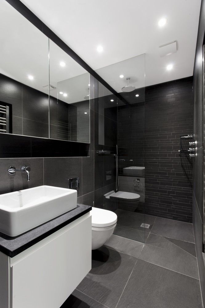 bathroom grey granite tiles