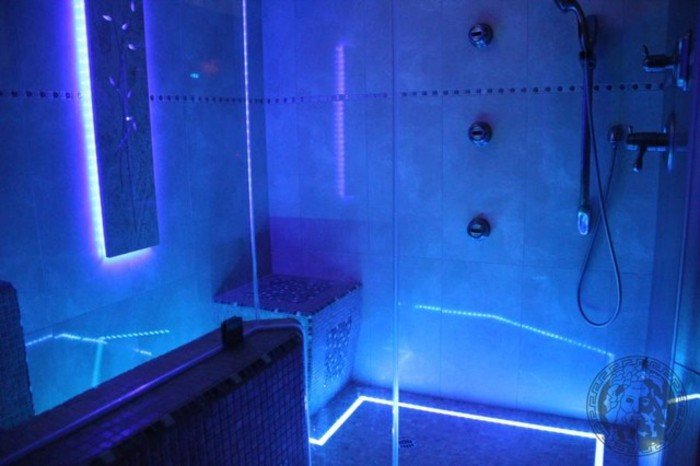 35 stunning LED bathroom tile lights ideas 2021